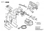 Bosch 0 601 938 589 Gbm 12 Ves-2 Cordless Drill 12 V / Eu Spare Parts